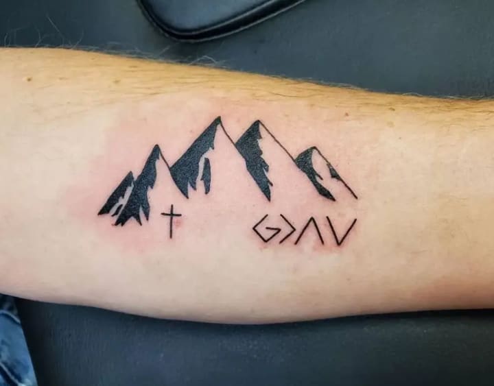 God Is Greater Than The Highs And Lows Tattoo